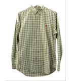ラルフローレン RALPH LAUREN ボタンダウンシャツ スリムフィット チェック グリーン M