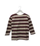 ウエアハウス WAREHOUSE ダックディガー DUCK DIGGER ロンT 36 七分袖 ボートネック Tシャツ カットソー ボーダー ボルドー系 トップス