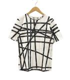 エルメス HERMES ボルデュック プリント Tシャツ XS 半袖 ホワイト 白 トップス ☆AA★
