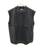 SOFT LINEN SHIRT ソフトリネン シャツ 1 グレー系 ノースリーブ ブラウス 麻100% トップス
