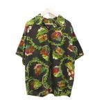 パタロハ PATALOHA 2000年 ハレイワ HALEIWA アロハシャツ ブラック 黒 XL