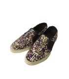 クラークス clarks ゴスリングステップ スリッポン 25.5cm パープル系 紫 靴 シューズ