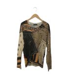 エトロ ETRO ニット 42 セーター シルク カシミヤ 総柄 マルチカラー トップス