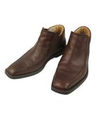 クラークス clarks サイドゴアブーツ UK7G ブラウン 茶 レザー 靴 シューズ