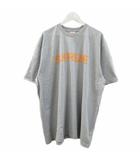 シュプリーム SUPREME Hard Tee Heather Grey Tシャツ ロゴプリント XXL 灰色 グレー 半袖 カットソー トップス ☆AA★