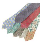 セリーヌ CELINE バーバリーズ BURBERRY  ダンヒル DUNHILL レギュラー ワイド ネクタイ 8点 セット おまとめ 総柄 マルチカラー