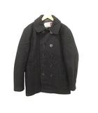 ショット SCHOTT 740n Pコート メルトン アウター US製 40 黒 ブラック