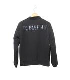エレメント ELEMENT 美品 中綿 ジップアップ ジャケット バックロゴ 長袖 羽織 ELM-1802 Mサイズ 黒 ブラック