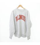 80s ヴィンテージ VINTAGE リバースウィーブ Reverse Weave ロゴ トレーナー スウェット 長袖 US製 XLサイズ グレー