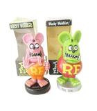  ラットフィンク RAT FINK 箱付き 美品 2体セット ボブルヘッド フィギュア ピンク 緑 グリーン