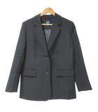 ギャップ GAP 美品 テーラードジャケット ブレザー シングル 2B 総裏地 薄手 XSサイズ 黒 ブラック