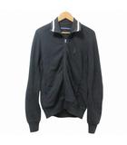 ラルフローレン RALPH LAUREN GOLF トラックトップ ブルゾン ゴルフウェア ジップアップ ビッグポニー 刺繡 ナイガイ期 S 黒 ブラック ■MET1 X