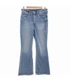 ギャップ GAP FLARE HIGH RISE デニムパンツ ジーンズ ジップフライ フレア W28 青 ブルー /OU ■MET1