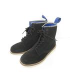 ドクターマーチン DR.MARTENS × ステューシー STUSSY 替え紐あり スエード レースアップ ブーツ 靴 シューズ UK9 28.0㎝  黒 ブラック ■MET1