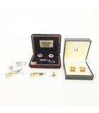 ダンヒル dunhill Yves Saint Laurent GIVENCHY 他 ネクタイピン カフス アクセサリーケース付き セット おまとめ