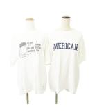 Tシャツ 2点 セット ロゴ キャラクター 半袖 トップス 日本製 ワンサイズ 白 ホワイト