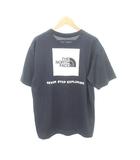 ザノースフェイス THE NORTH FACE 美品 バックスクエアロゴ Tシャツ トップス NT32350 XLサイズ 紺 ネイビー