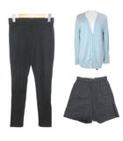 セオリー Theory ポールスミスブラック 3点セット おまとめ ショートパンツ レギパン カーディガン 長袖 S～M相当 ブラック ブルー X