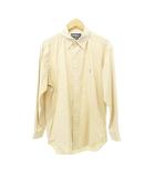 美品 長袖 シャツ ブラウス ホース刺しゅう 日本製 Mサイズ ベージュ