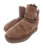 アグ オーストラリア UGG australia ムートンブーツ スエード ボア 約22cm 茶 ブラウン /JS ■YHS5