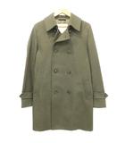 マッキントッシュ MACKINTOSH ダブルブレスト コート ロング 2F/2K/6L/DU-3H  ジャケット ビジネス カジュアル 36 カーキ