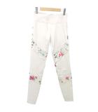 デシグアル Desigual レギンス パンツ 花柄 ストレッチ S 白 ホワイト ■YHS7 A1113
