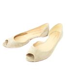 ファビオルスコーニ FABIO RUSCONI スエード パンプス イタリア製 36 Sサイズ ベージュ ■YHS8