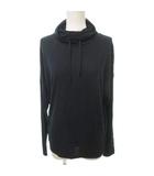 ナイキ NIKE ドライフィット カットソー 長袖 ウール混 ハイネック 無地 薄手 Lサイズ 黒 ブラック ■YHS7