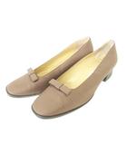 銀座かねまつ GINZA Kanematsu ヒール パンプス 23.0㎝ モカ ブラウン ■YHS6