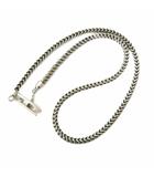 ディーゼル DIESEL 美品 ネックレス Dx1552040 ロゴ スチール アクセサリー シルバーカラー