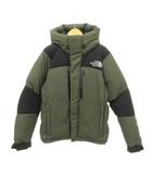 ザノースフェイス THE NORTH FACE 美品 ND91950 バルトロ ダウンジャケット アウター ナイロン ロゴ 厚手 Lサイズ カーキ