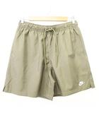 ナイキ NIKE タグ付き クラブ ウーブン フロー ショートパンツ FN3308-222 裏地 メッシュ ショーツ L カーキ