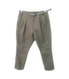 ノンネイティブ nonnative グラミチ ウォーカー アンクル カット イージー スラックス NN-P3988 無地 薄手 1 約Sサイズ カーキ