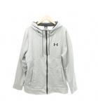 アンダーアーマー UNDER ARMOUR ジップアップ パーカー スウェット XLサイズ グレー ■YHS9