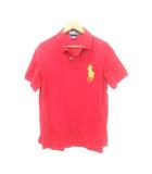 ポロ バイ ラルフローレン Polo by Ralph Lauren 半袖 ポロシャツ ビッグポニー コットン 国内正規 Lサイズ 赤 レッド ■YHS9
