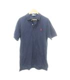 ポロ バイ ラルフローレン Polo by Ralph Lauren 半袖 ポロシャツ コットン 国内正規  Lサイズ 紺 ネイビー ■YHS9