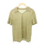 レリアン Leilian カットソー 半袖 サイドスリット 薄手 9 Mサイズ 黄色 イエロー ■YHS9