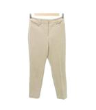 プラステ PLST パンツ スラックス ストレッチ 無地 薄手 Mサイズ ベージュ ■YHS10