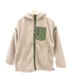 ケルティ KELTY フリースジャケット フーディ ボア F ベージュ 2WAY 袖着脱可能 /NL ■YHS9