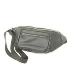 タケオキクチ TAKEO KIKUCHI フェイクレザー ウエストバック ウエストポーチ ボディバッグ 黒 ブラック