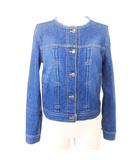 アー・ヴェ・ヴェ ミッシェルクラン a.v.v デニム ジャケット ノーカラー M インディゴ A1219