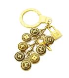 ルイヴィトン LOUIS VUITTON M65387 ポルトクレバスティーユ キーホルダー チャーム イタリア製 ゴールドカラー ☆AA★