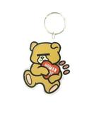 アンダーカバー UNDERCOVER ヒューマンメイド キーリング ベアー ハート ベージュ