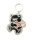 アンダーカバー UNDERCOVER ×ヒューマンメイド キーリング ベアー ハート 黒 ブラック