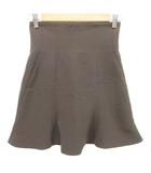 スナイデル SNIDEL ハイウエスト キュロット スカート ショートパンツ 0 茶 ブラウン
