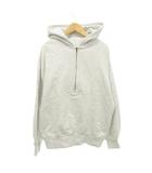 ショコラフィネローブ chocol raffine robe ハーフジップ フード パーカー 無地 薄手 フリーサイズ グレー ■GY99