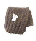メゾンマルジェラ Maison Margiela ウール シルク マフラー ニット 厚手 1 紫 パープル