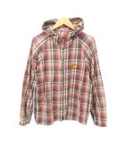 ヒステリックグラマー HYSTERIC GLAMOUR チェック ジップアップ パーカー 長袖 薄手 フリーサイズ マルチカラー