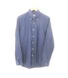 ユナイテッドアローズ UNITED ARROWS シャツ ブラウス 長袖 コットン イタリア製 紺 ネイビー ■GY54