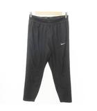 ナイキ NIKE スラックス パンツ スポーツウェア ロゴ ウエストゴム 薄手 Lサイズ 黒 ブラック ■GY54